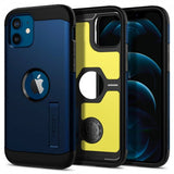 Spigen iPhone 12/iPhone 12 Pro Deksel Tough Armor Navy Blue