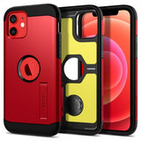 Spigen iPhone 12/iPhone 12 Pro Deksel Tough Armor Rød