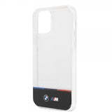 BMW iPhone 12/iPhone 12 Pro Deksel Tricolor Stripe Transparent