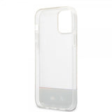 BMW iPhone 12/iPhone 12 Pro Deksel Tricolor Stripe Transparent