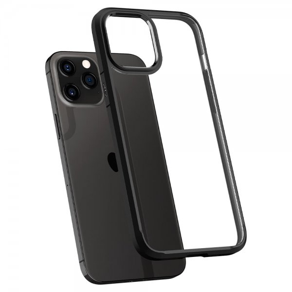 Spigen iPhone 12/iPhone 12 Pro Deksel Ultra Hybrid Matte Black