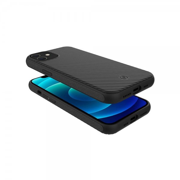 Celly iPhone 12/iPhone 12 Pro Deksel ULTRAMAG Svart