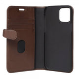 Buffalo iPhone 12/iPhone 12 Pro Etui Buffalo Löstagbart Deksel Brun