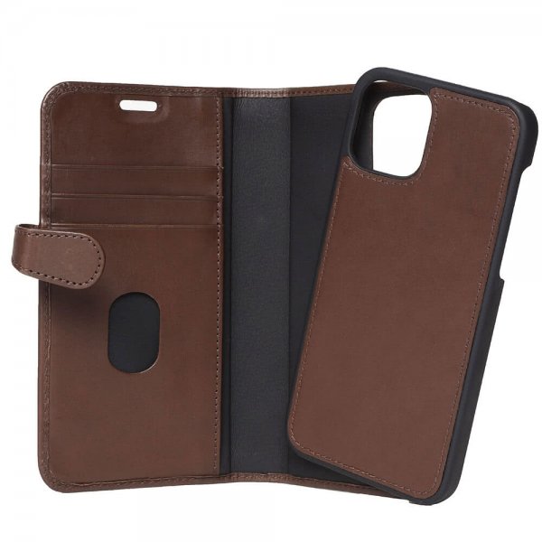 Buffalo iPhone 12/iPhone 12 Pro Etui Buffalo Löstagbart Deksel Brun
