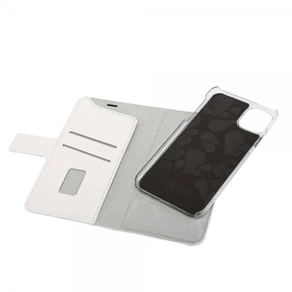 Onsala iPhone 12/iPhone 12 Pro Etui Fashion Edition Löstagbart Deksel Saffiano White