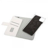 Onsala iPhone 12/iPhone 12 Pro Etui Fashion Edition Löstagbart Deksel Saffiano White