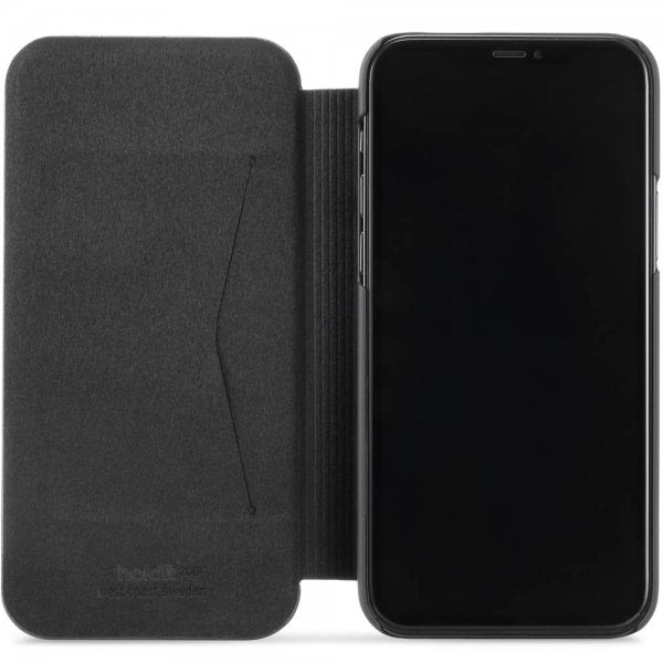 holdit iPhone 12/iPhone 12 Pro Etui SlimFlip Wallet Svart