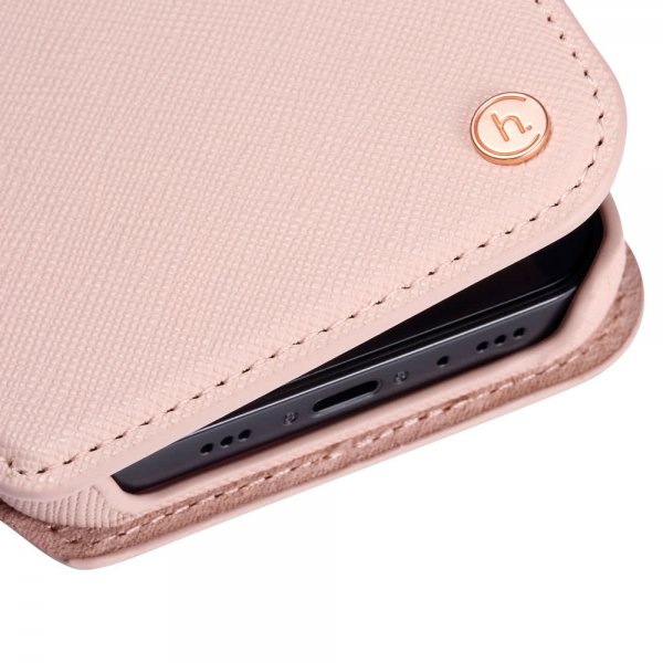 holdit iPhone 12/iPhone 12 Pro Etui Stockholm Löstagbart Deksel Rosa