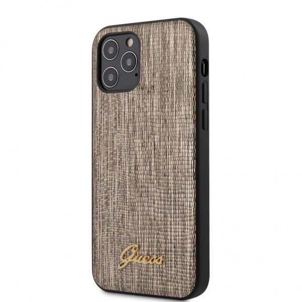 Guess iPhone 12/iPhone 12 Pro Deksel Lizard Gull