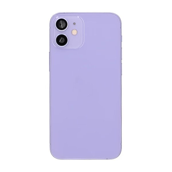 iPhone 12 Mini Bakside Komplett Med Smådeler - Lilla