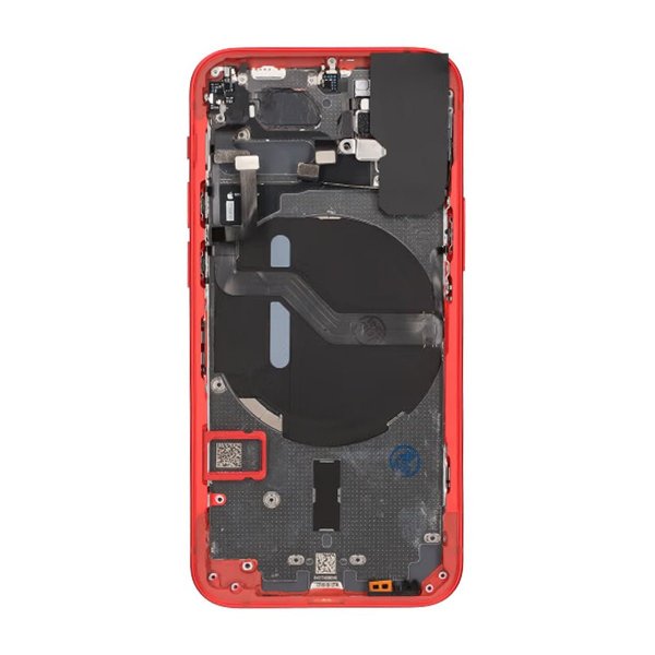 iPhone 12 Mini Bakside Komplett med smådeler - Rød