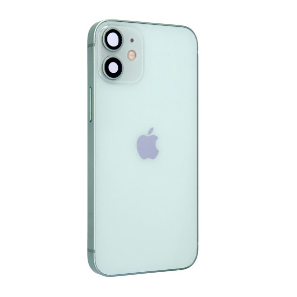 iPhone 12 Mini bakside med komplett ramme - grønn