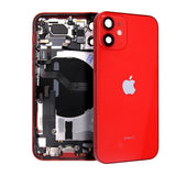 iPhone 12 Mini bakside med komplett ramme - rød