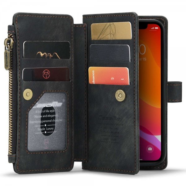 CaseMe iPhone 12 Mini Etui C30 Series Svart