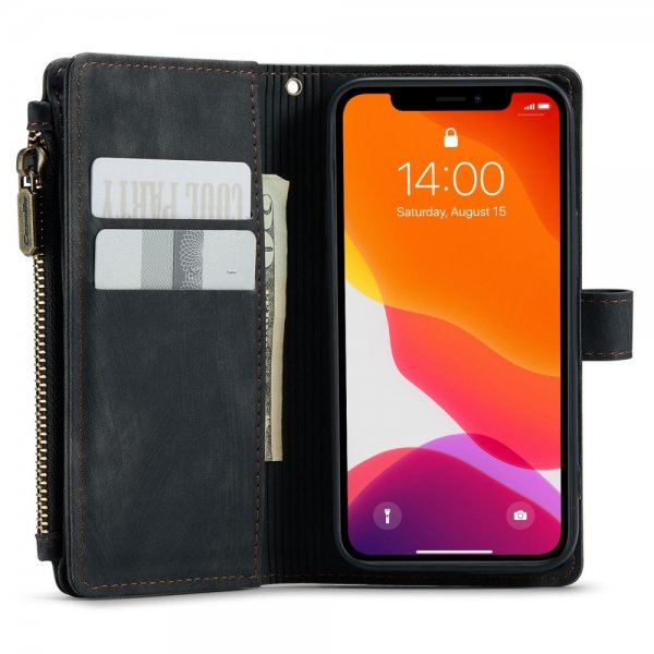 CaseMe iPhone 12 Mini Etui C30 Series Svart