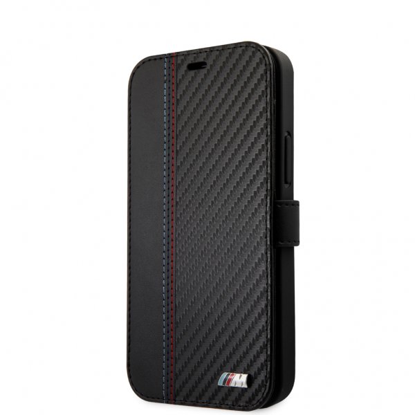 BMW iPhone 12 Mini Etui Dynamic Carbon Svart