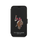 U.S. Polo iPhone 12 Mini Etui Embroidery Svart