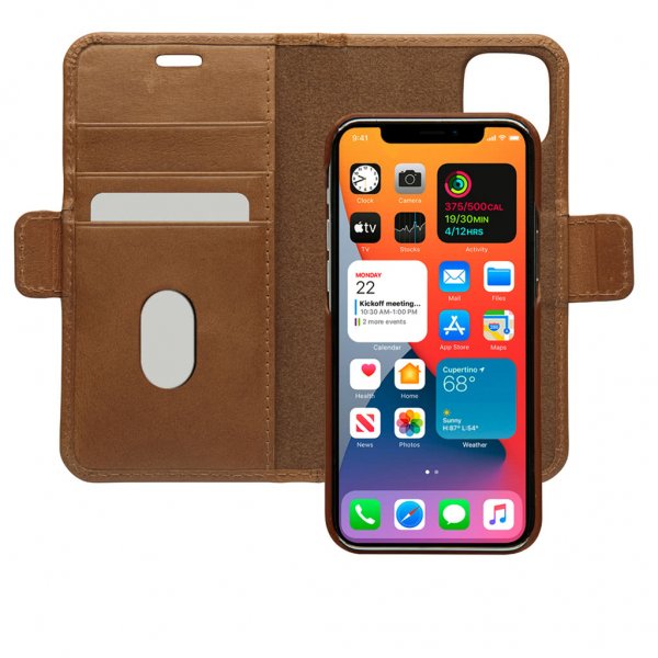 dbramante1928 iPhone 12 Mini Etui Lynge Löstagbart Deksel Tan