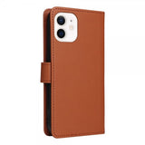 Betopnice iPhone 12 Mini Etui Avtagbart Deksel 005 Brun