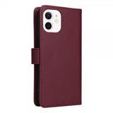Betopnice iPhone 12 Mini Etui Avtagbart Deksel 005 Rød
