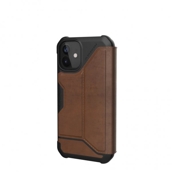Urban Armor Gear (UAG) iPhone 12 Mini Etui Metropolis Leather Brun