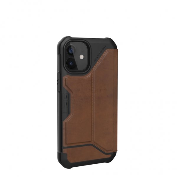 Urban Armor Gear (UAG) iPhone 12 Mini Etui Metropolis Leather Brun
