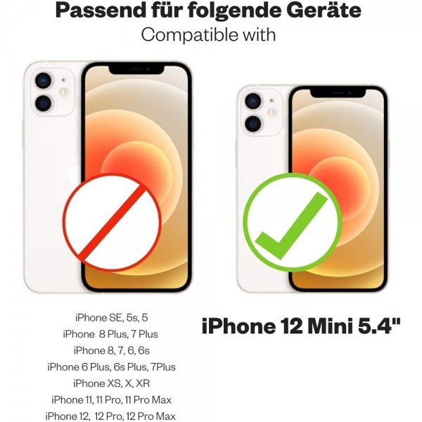 Kavaj iPhone 12 Mini Etui Miami Svart