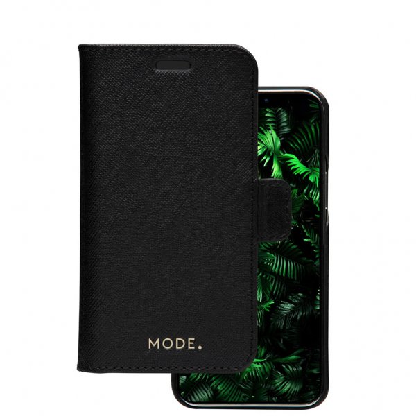 dbramante1928 iPhone 12 Mini Etui New York Löstagbart Deksel Night Black
