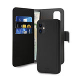 Puro iPhone 12 Mini Etui Wallet Detachable 2 in 2 Svart