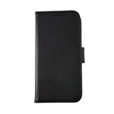Rvelon iPhone 12 Mini Etui Ekte Skinn Svart