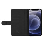 Rvelon iPhone 12 Mini Etui Detachable Wallet Case Svart
