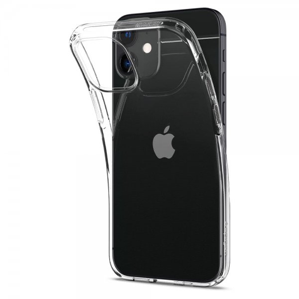 Spigen iPhone 12 Mini Deksel Liquid Crystal Crystal Clear