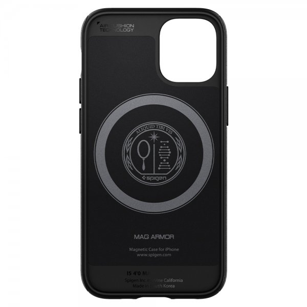 Spigen iPhone 12 Mini Deksel Mag Armor Matte Black