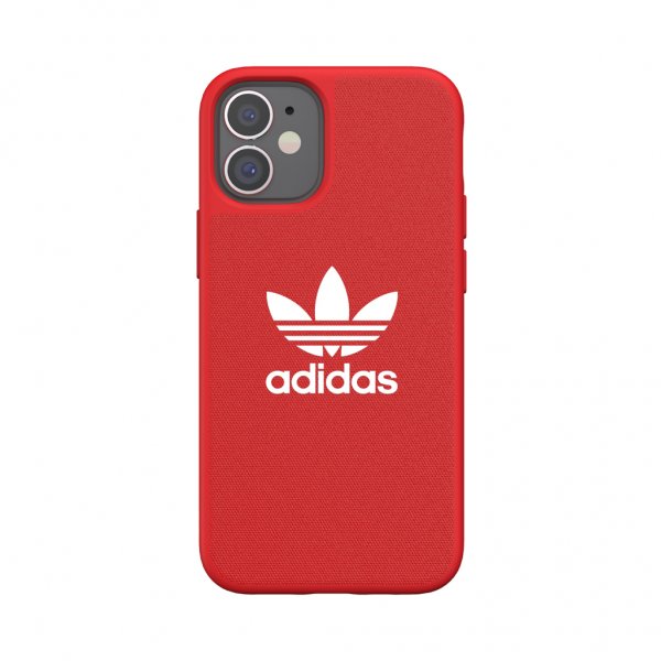 Adidas iPhone 12 Mini Deksel Moulded Case Canvas Scarlet