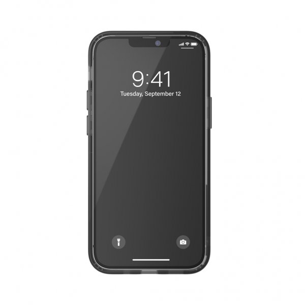 Adidas iPhone 12 Mini Deksel Protective Clear Case Svart