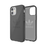 Adidas iPhone 12 Mini Deksel Protective Clear Case Svart