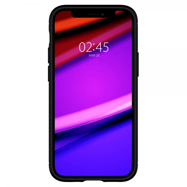 Spigen iPhone 12 Mini Deksel Rugged Armor Matte Black
