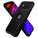 Spigen iPhone 12 Mini Deksel Rugged Armor Matte Black