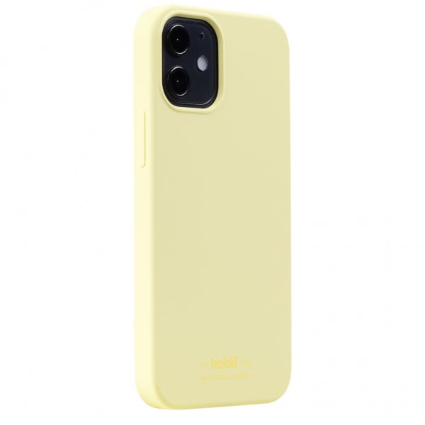 holdit iPhone 12 Mini Deksel Silikon Lemonade