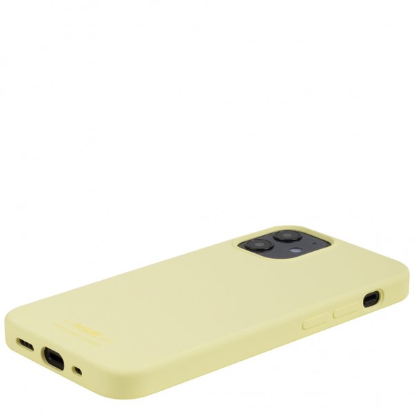 holdit iPhone 12 Mini Deksel Silikon Lemonade