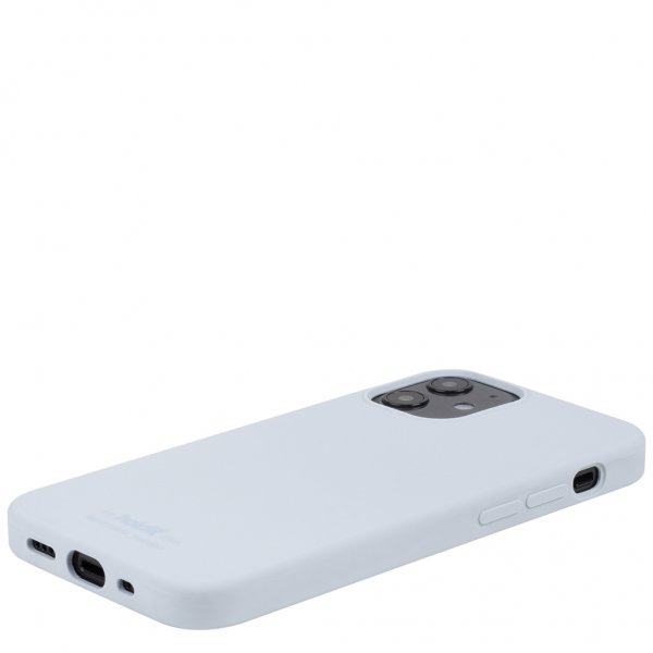 holdit iPhone 12 Mini Deksel Silikon Mineral Blue