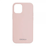 Onsala iPhone 12 Mini Deksel Silikon Sand Pink
