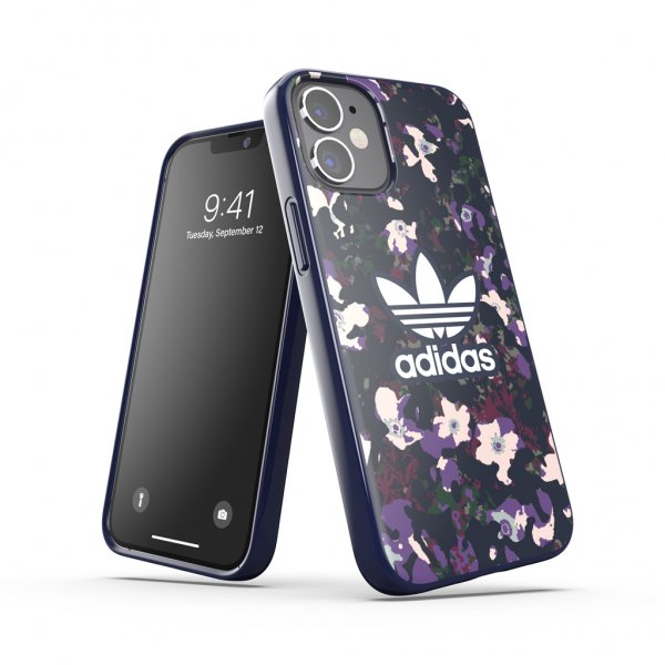 Adidas iPhone 12 Mini Deksel Snap Case Graphic AOP Collegiate Navy/Active Purple