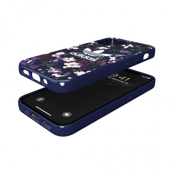 Adidas iPhone 12 Mini Deksel Snap Case Graphic AOP Collegiate Navy/Active Purple