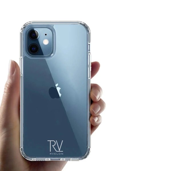 Rvelon iPhone 12 Mini Deksel Støtsikker Transparent