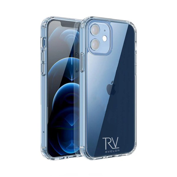 Rvelon iPhone 12 Mini Deksel Støtsikker Transparent