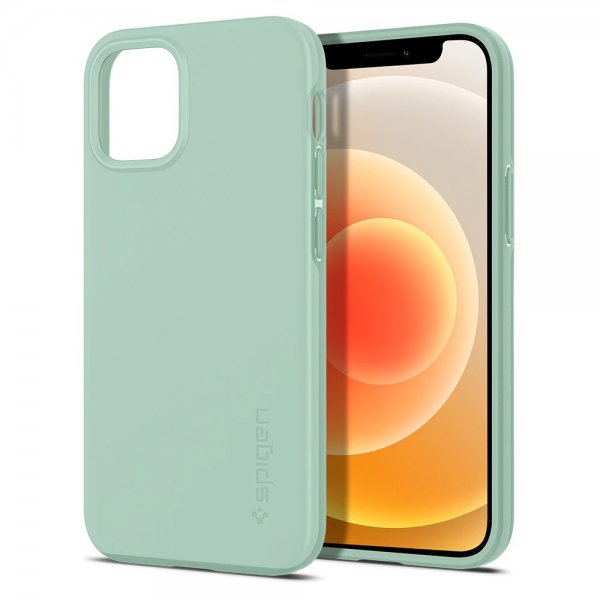 Spigen iPhone 12 Mini Deksel Thin Fit Apple Mint