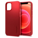 Spigen iPhone 12 Mini Deksel Thin Fit Rød