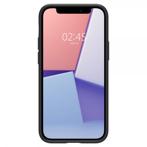 Spigen iPhone 12 Mini Deksel Thin Fit Svart