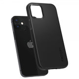 Spigen iPhone 12 Mini Deksel Thin Fit Svart